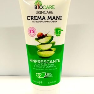 Crema mani rinfrescante con Aloe Vera e Bava di Lumaca 100 ml