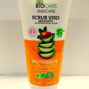 Scrub viso delicato nutriente con Aloe Vera e Olio di Argan 100 ml