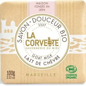 La Corvette Douceur sapone di latte di capra biologico, 100 g