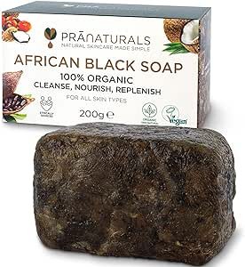 PraNaturals Sapone Nero Africano 200g,