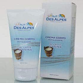 Des Alpes Crema Corpo Rivitalizzante al Latte d'Asina
