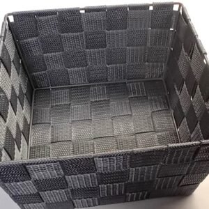 Contenitore con filo di ferro e nylon colorato - GRIGIO METAL