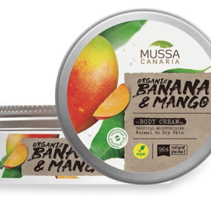 Crema per il corpo vegana extra idratante con olio di banana e mango 70ml