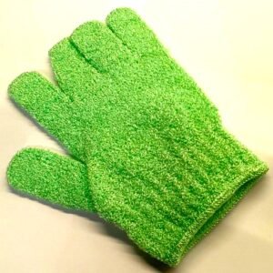 Guanto esfoliante - colore VERDE