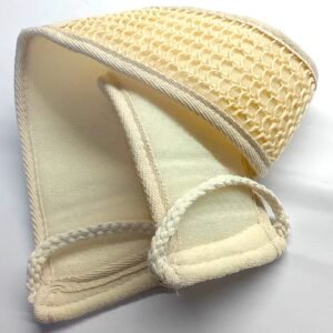 Fascia esfoliante in crine per schiena