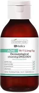 Bielenda - 250 ml/Emulsione detergente dermatologica per pelli grasse con tendenza all'acne