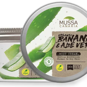 Crema per il corpo vegana all’Aloe Vera e banana 70ml